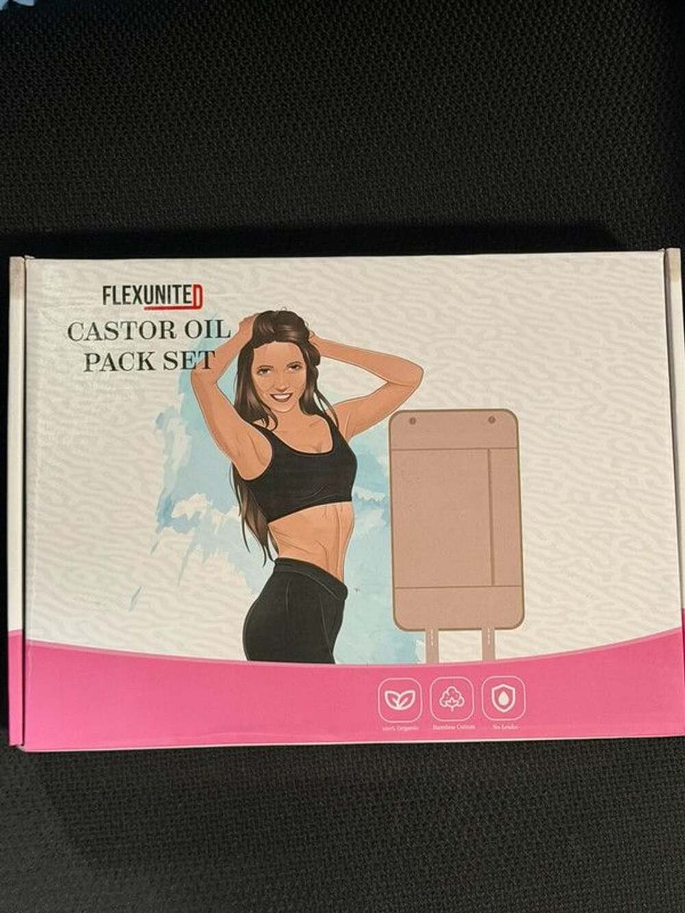 FlexUnited Castor Oil Pack Set | New, Unopened